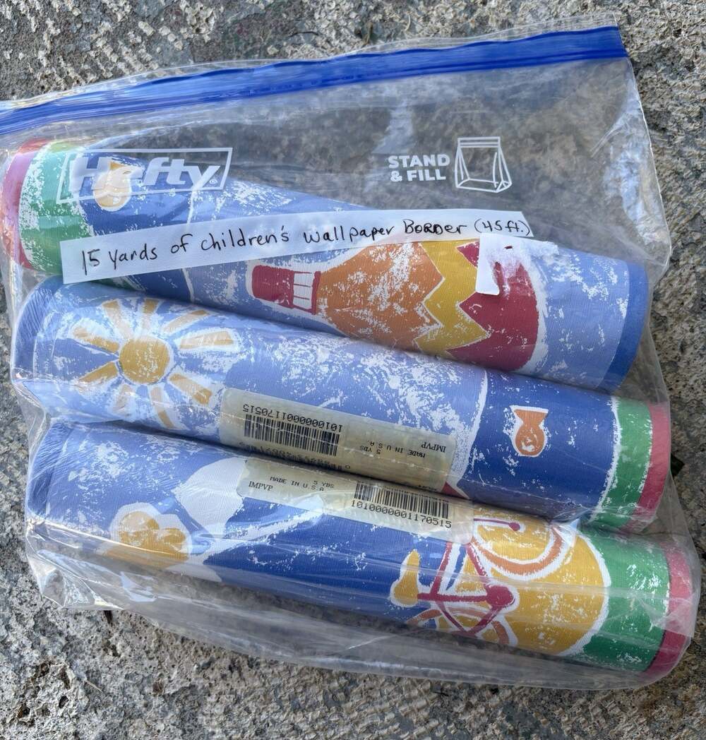 Children’s Wall Paper Border Imperial Prepasted 15 Yards 2 Sealed Rolls 1 Open